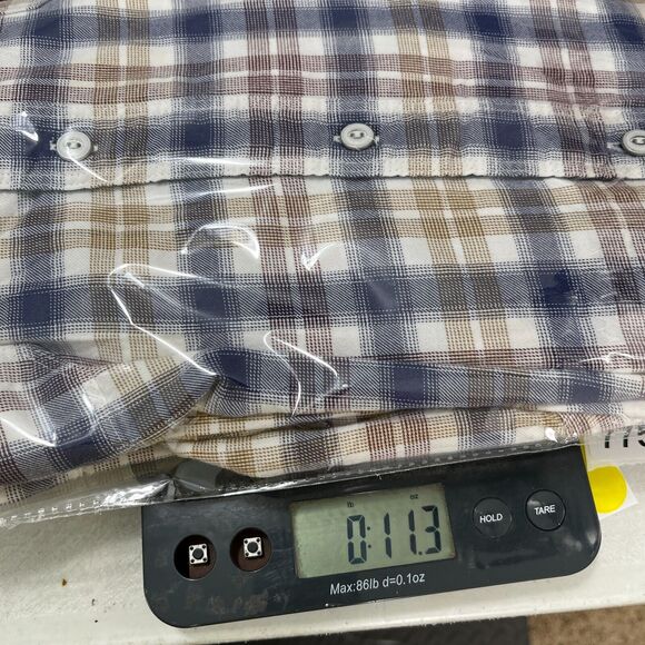 Tommy Hilfiger Shirt Mens Extra Large Button-Down Long-Sleeve Custom Fit‎ Plaid - Picture 14 of 14